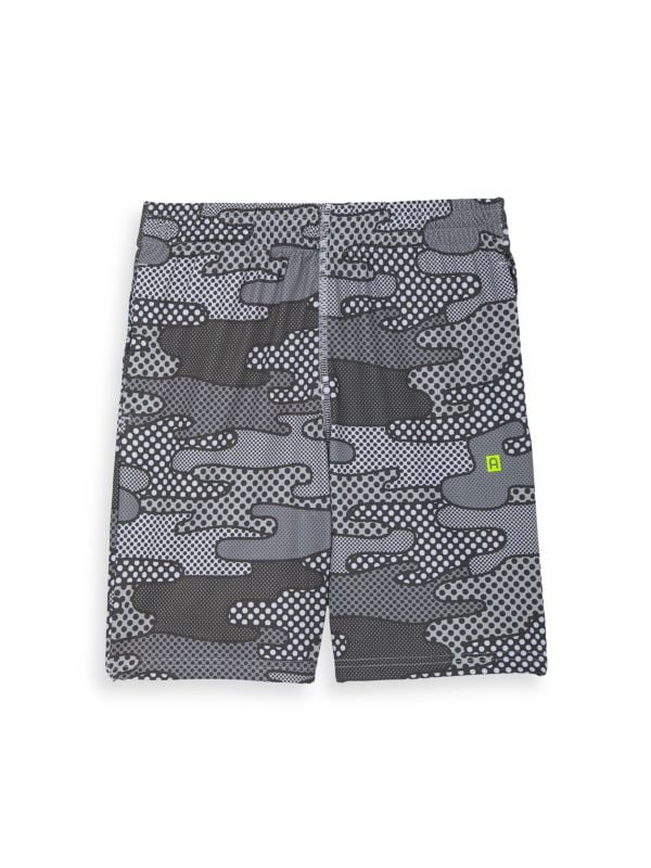 Rockets of Awesome Little Boy's & Boy's Dot Camo Tech Shorts